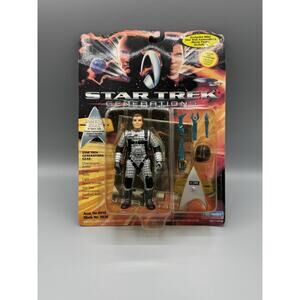 Star Trek Generations Captain James Kirk in Spacesuit Figure Playmates 1994 MOC